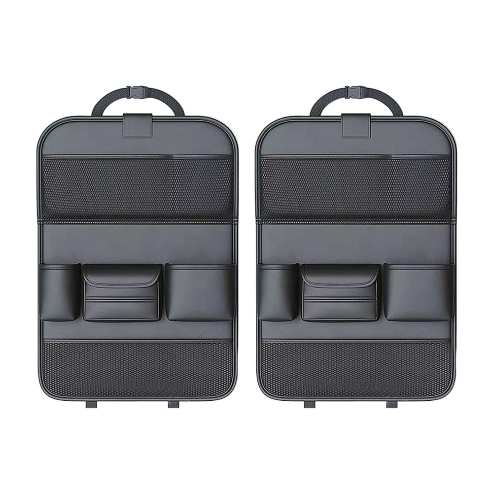 Car Backseat Organizer with Tablet Holder, Storage Pockets, Seat Protector